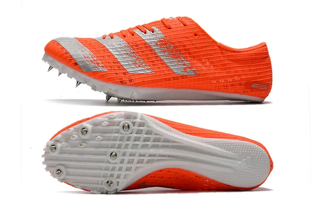 Adidas Adizero Sprint Spike Chaussures de course Noir et rose 14