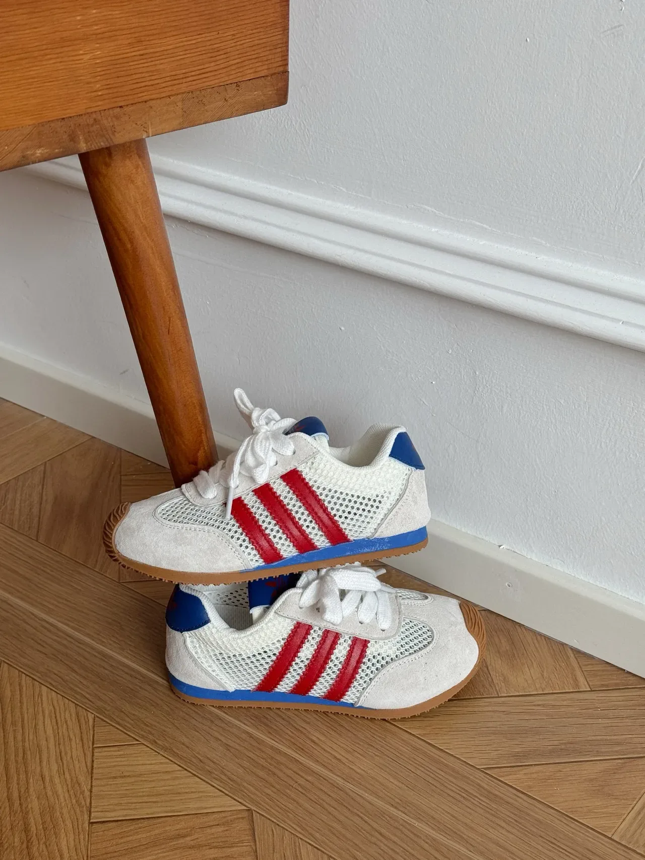 Adidas Tênis Lifestyle Bege Preto Malha E Camurça Superior Bico De Borracha 5