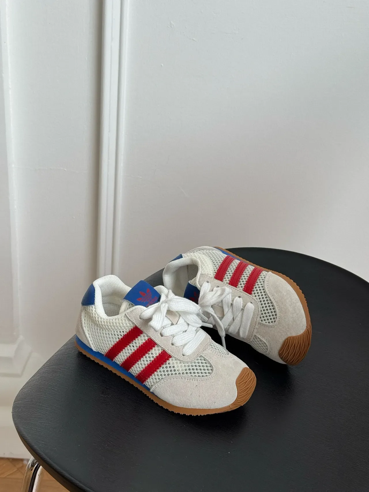 Adidas Tênis Lifestyle Bege Preto Malha E Camurça Superior Bico De Borracha 6