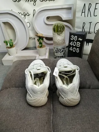 Adidas Beige Sole Layered Mesh And Suede Chunky Sneakers 8