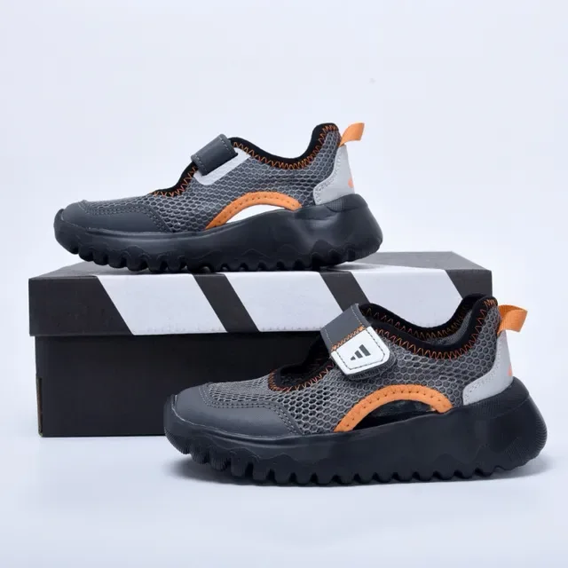 Adidas Black and White Mesh Velcro Strap Lifestyle Sneakers 15