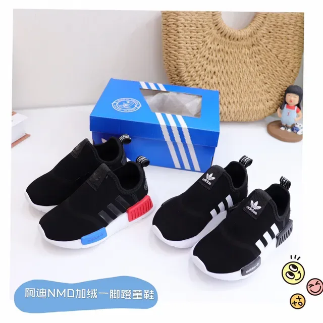 Adidas Black White Slip-On Elastic Collar Lifestyle Sneakers 4