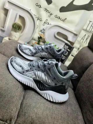 Adidas Tênis Lifestyle Marrom Dourado Monograma Malha Superior Sola Media Esculpida Em Camadas 17