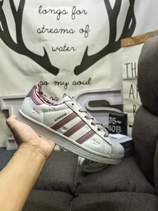 Adidas Tênis Lifestyle Marrom Verde Impressão de Leopardo Parte Superior Três Listras Off-White 5
