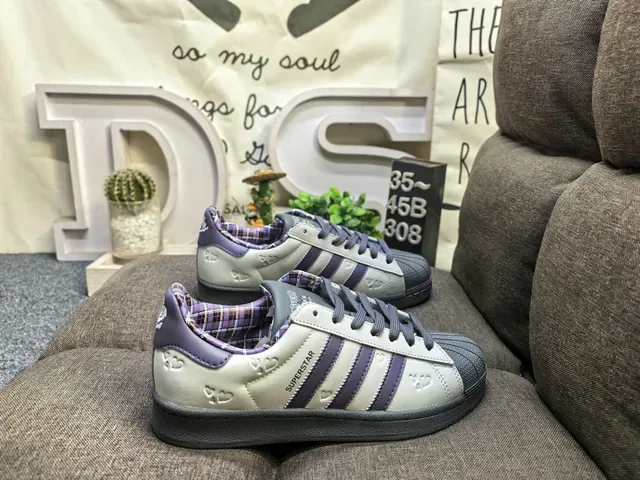 Adidas Tênis Lifestyle Marrom Verde Impressão de Leopardo Parte Superior Três Listras Off-White 21