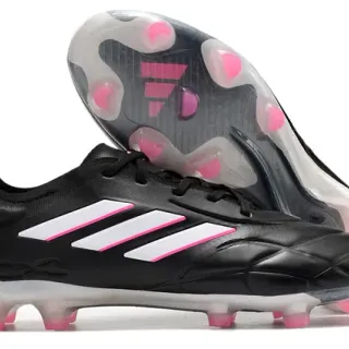 Adidas Copa Pure Black White Pink Firm-Ground 足球鞋