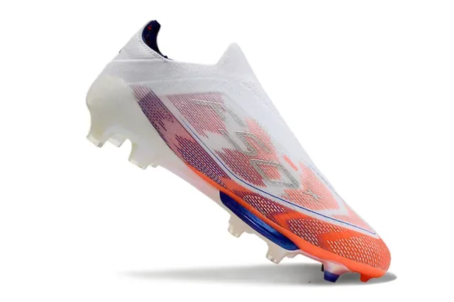 Adidas F50 Lightstrike Pro 白橙蓝 钉面足球鞋 2