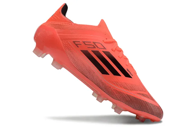 Adidas F50 Orange Black Low-Cut Molded-Stud Firm-Ground Zapatos de fútbol 2