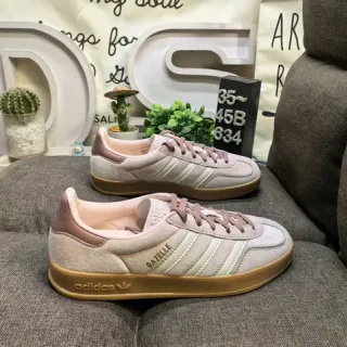 Adidas Gazelle وردي بيج سويد حذاء رياضي أسلوب حياة