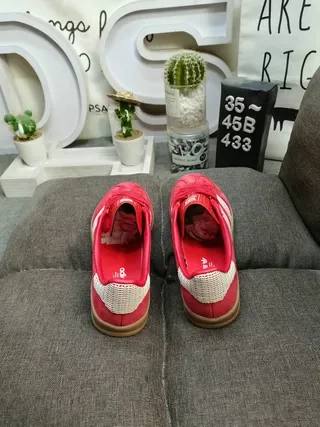 Adidas Gazelle Red Suede Lifestyle Sneakers 8