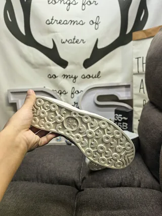Adidas Verde Cinza Tênis Lifestyle de Ante e Couro Misturado de Baixo 14