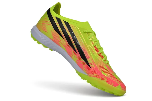 Adidas Hyperfast Jaune Néon Rose Gazon Chaussures de Football 2