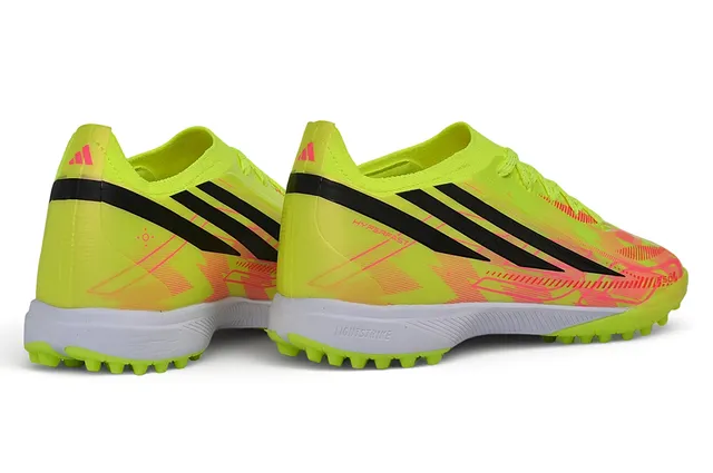 Adidas Hyperfast Jaune Néon Rose Gazon Chaussures de Football 6