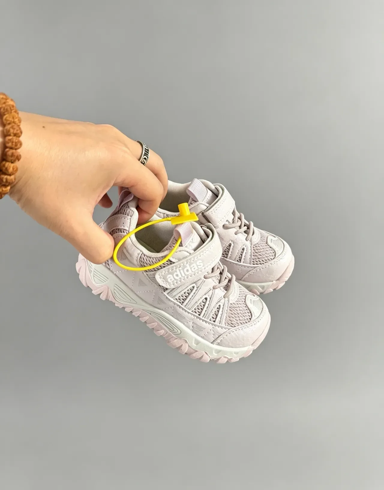 أديداس أطفال بدون أربطة Velcro نمط المسار أسلوب الحياة أحذية رياضية 17