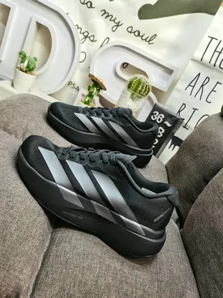 Adidas Lightstrike Pro White Black Running Shoes 7