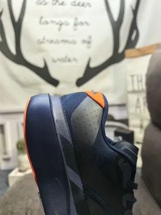 Adidas Navy Orange 针织鞋面 雕塑中底 生活方式运动鞋 3