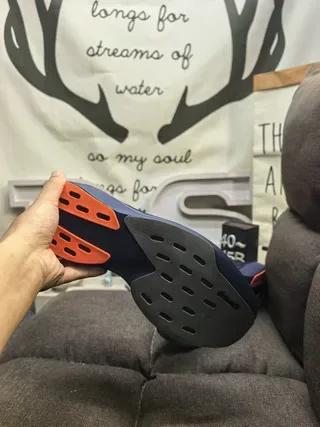 Adidas Navy Orange 针织鞋面 雕塑中底 生活方式运动鞋 4