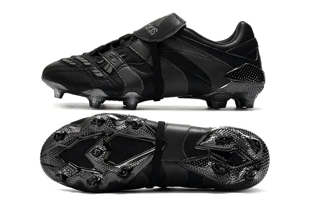 Adidas Predator Accuracy Todo Preto Firm-Ground Sapatos de futebol 9
