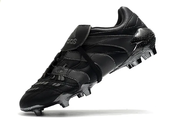 Adidas Predator Accuracy Todo Preto Firm-Ground Sapatos de futebol 11
