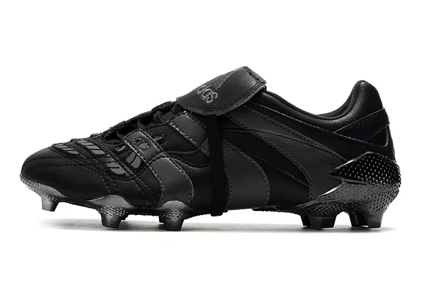 Adidas Predator Accuracy Todo Preto Firm-Ground Sapatos de futebol 12