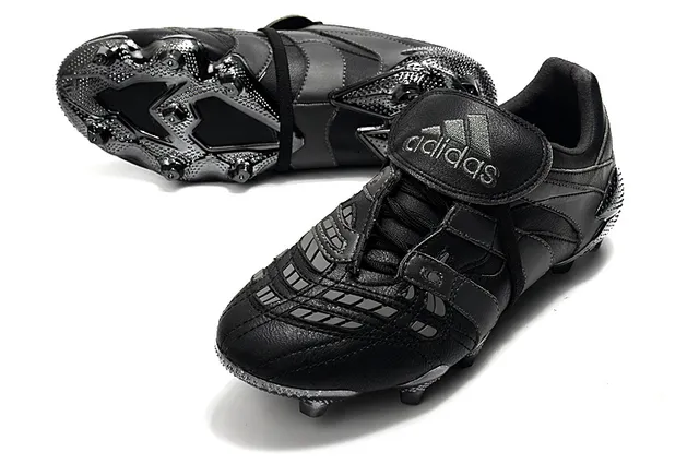 Adidas Predator Accuracy Todo Preto Firm-Ground Sapatos de futebol 13