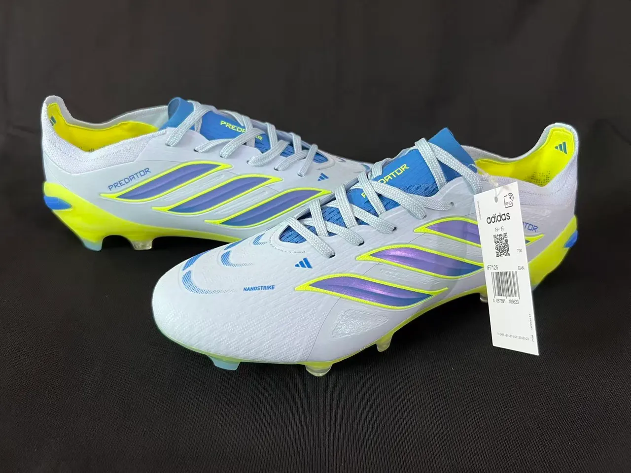 Adidas Predator Nanostrike Zapatos de fútbol para tierra firme 7