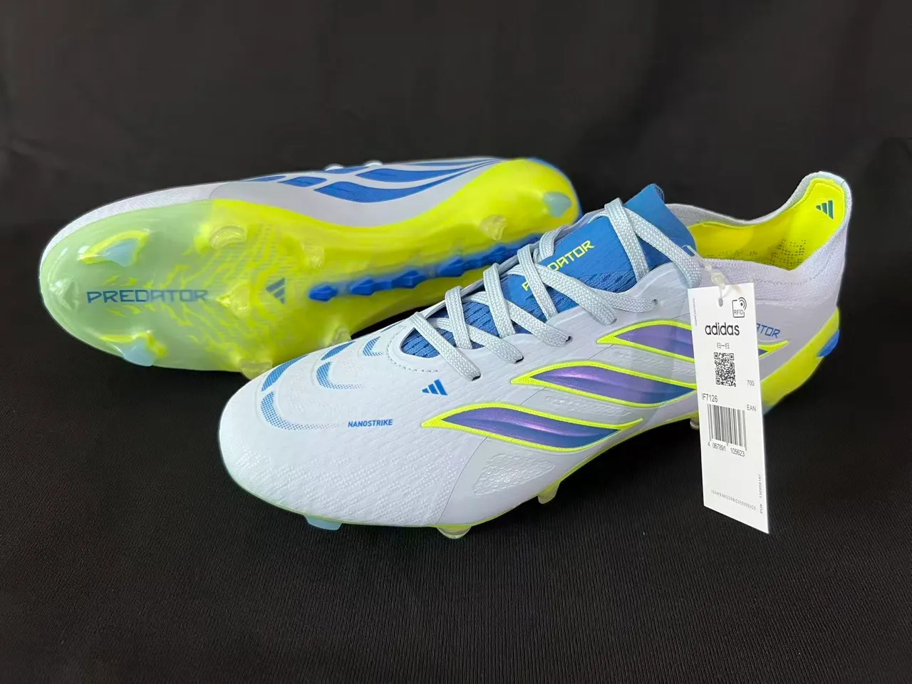 Adidas Predator Nanostrike Zapatos de fútbol para tierra firme 8