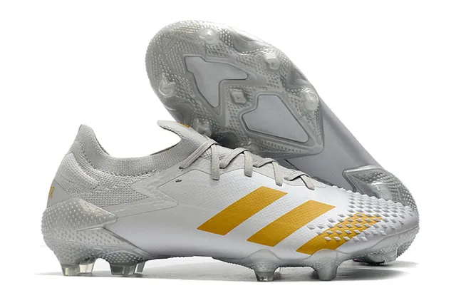 Adidas Rouge Noir Col Tricoté Lacets Asymétriques Chaussures de Football Sol Ferme 10