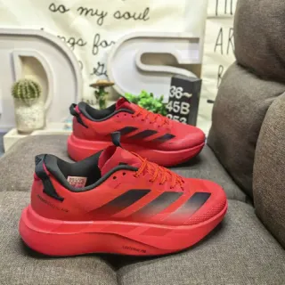 Adidas أحمر أسود صوف علوي مصمم midsole حذاء أسلوب حياة