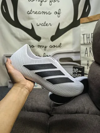Adidas Zuecos Slip-On de Goma Moldeada Rojo 5
