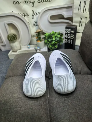 Adidas Zuecos Slip-On de Goma Moldeada Rojo 8
