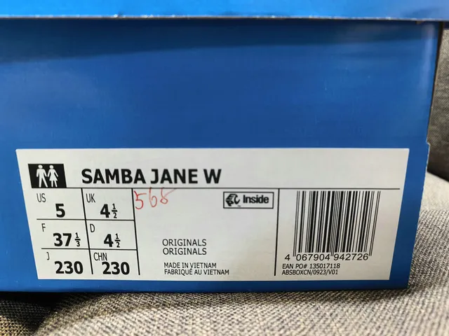 Adidas Samba Gris clair à bordure ondulée T-Strap sneakers lifestyle 2