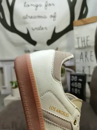 Adidas Samba Los Angeles Off-White Beige Tênis Lifestyle 3