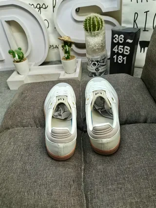 Adidas Samba Los Angeles Off-White Beige Tênis Lifestyle 8