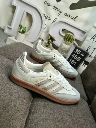 Adidas Samba Los Angeles Off-White Beige Tênis Lifestyle 9
