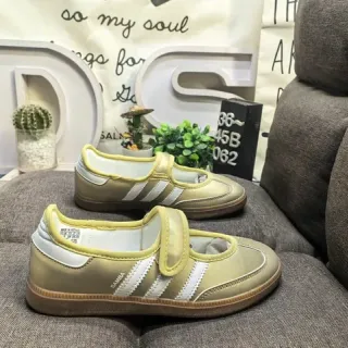 Adidas Samba 金属金白生活方式运动鞋