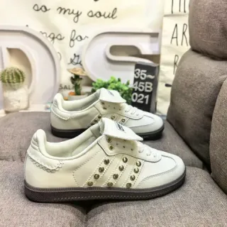 Adidas Samba Off-White Leather Lifestyle Sneakers