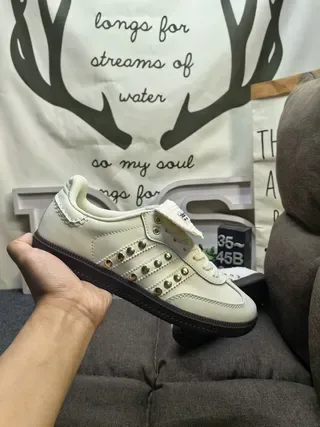 Adidas Samba Off-White Chaussures Lifestyle en Cuir 6