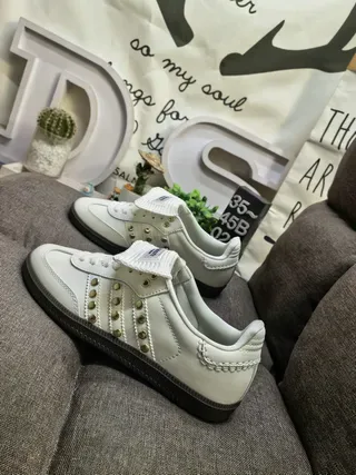 Adidas Samba Off-White Chaussures Lifestyle en Cuir 7