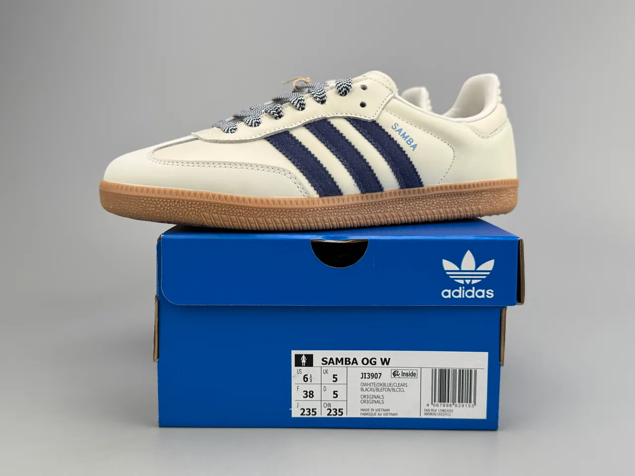 Adidas Samba Off-White Navy Gum Sneakers Lifestyle 2