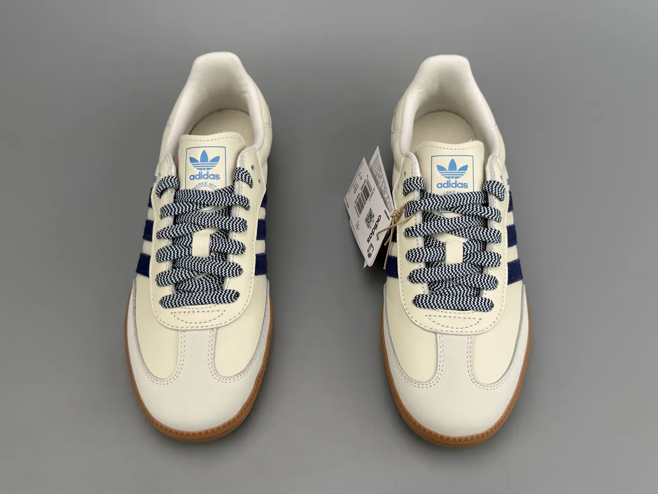 Adidas Samba Off-White Navy Gum Sneakers Lifestyle 6