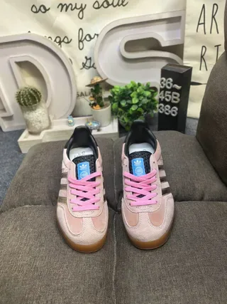 Adidas Samba OG Tênis Lifestyle em Camurça Rosa Poá 10