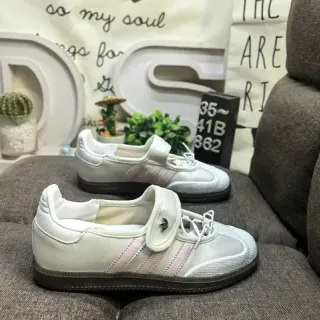 Adidas Samba OG 金属白粉 生活方式运动鞋