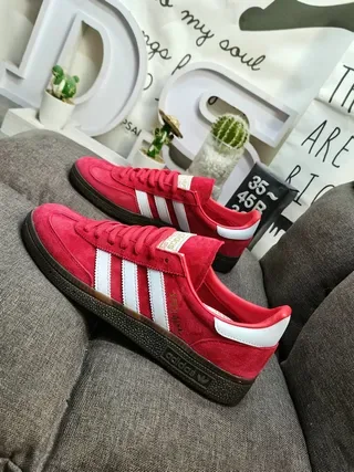 Adidas Samba OG Vermelho e Branco Lifestyle Sneakers 7