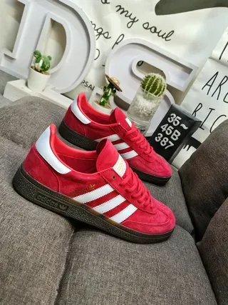 Adidas Samba OG Vermelho e Branco Lifestyle Sneakers 9