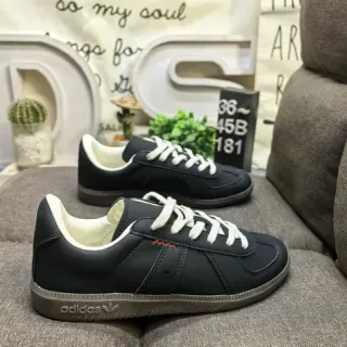 Adidas Spezial أسود أبيض رمادي حذاء أسلوب الحياة