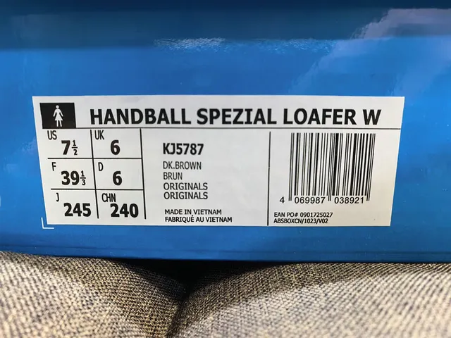 Adidas Spezial loafers de couro borgonha 2