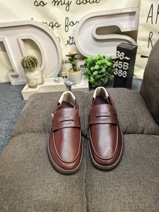 Adidas Spezial loafers de couro borgonha 10