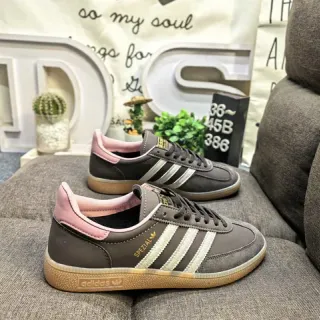 Adidas Spezial رمادي داكن وردي سويد أسلوب حياة حذاء رياضي
