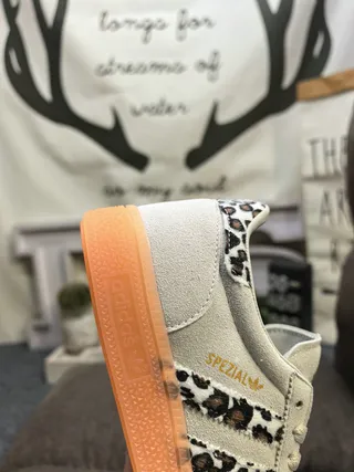 Adidas Spezial Sneakers Lifestyle en daim imprimé léopard 3